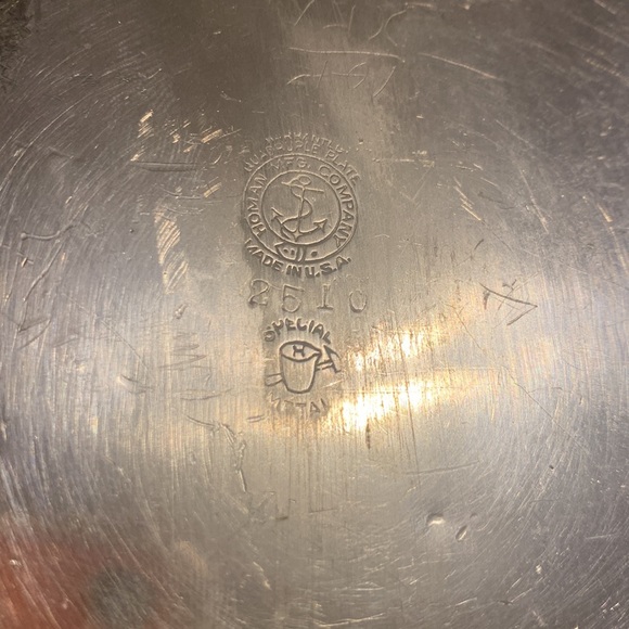 Antique Homan MFG company 2510 marking quadruple plate - Picture 6 of 6